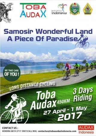 Toba Audax 2017, event bersepeda keliling Danau Toba