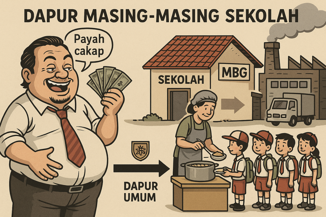 MBG, Niat mulia  untuk generasi bangsa, yang dieksekusi untuk kepentingan Cuan