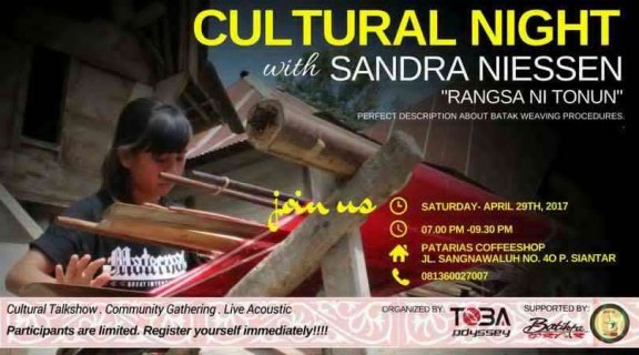 Rangsa Ni Tonun, Malam Budaya untuk Ulos